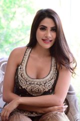 Nikki Tamboli at Kanchana 3 Success Meet